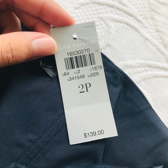 Ann Taylor Navy Blue Halter  Dress - Picture 4 of 4